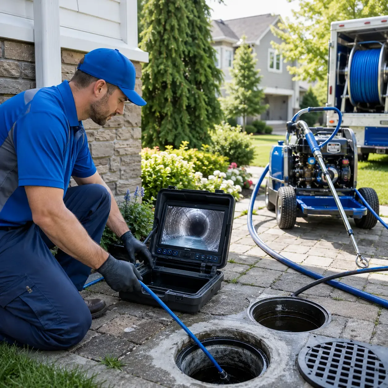 Outdoor drain cleaning professionals serving Roark, KY