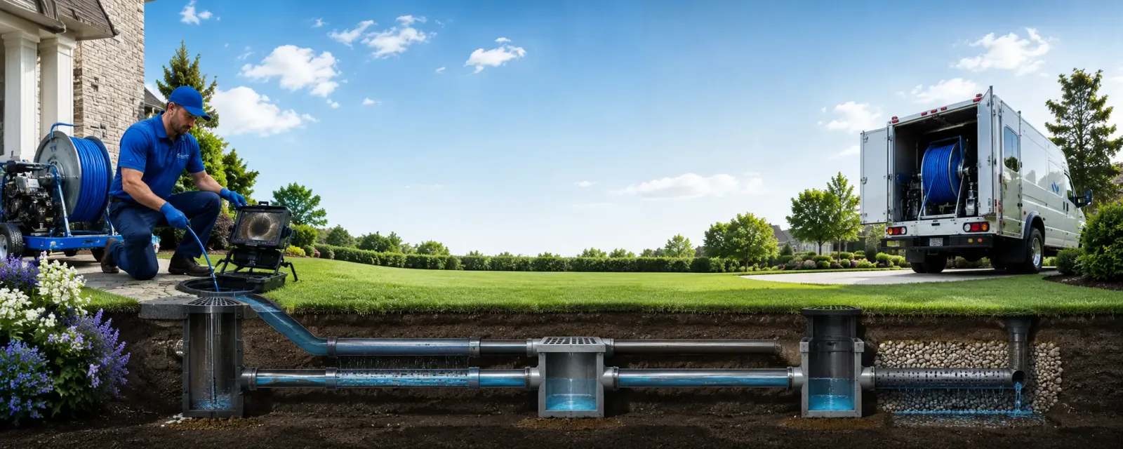 Outdoor drain cleaning information for Roark, KY